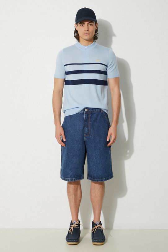 ICECREAM pantaloncini di jeans Denim Carpenter Shorts IC24254 blu navy AW24