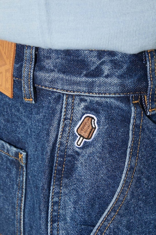 ICECREAM pantaloni scurti jeans Denim Carpenter Shorts IC24254