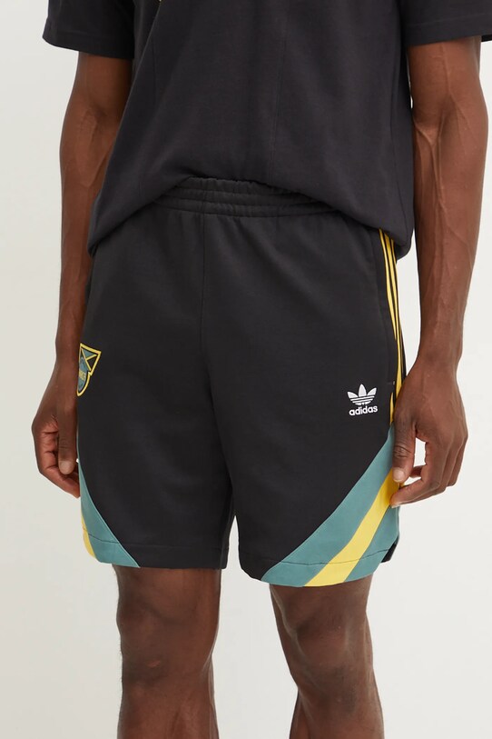 adidas Originals pantaloni scurti tricotaj negru IN5569