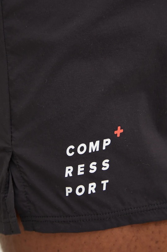 Compressport pantaloni scurți de alergare Performance negru AM00018B