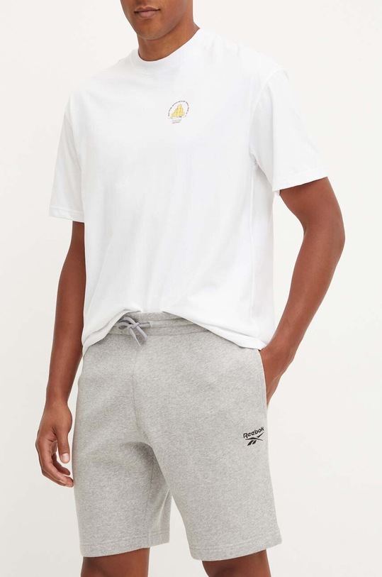 Reebok szorty dzianina szary 100202834