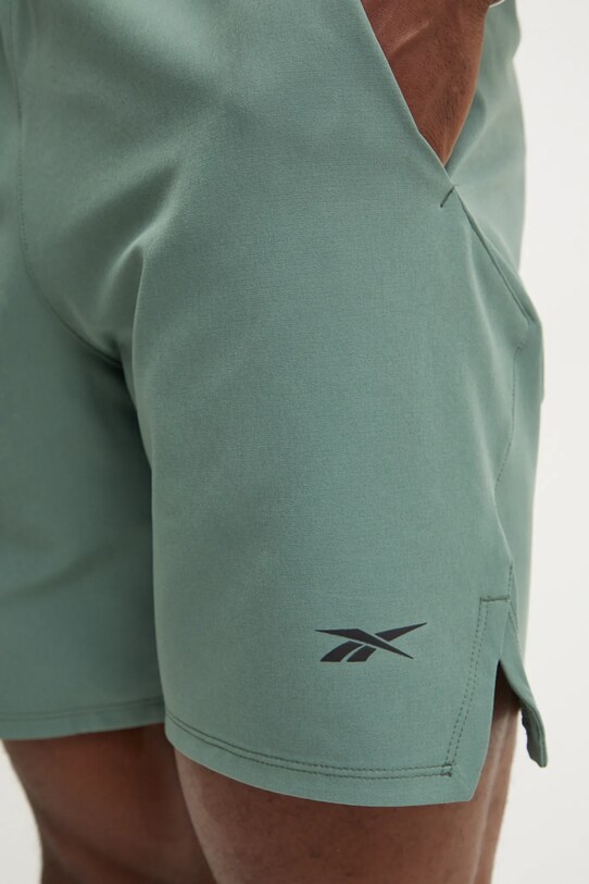 Reebok pantaloni scurți de antrenament Strength 4.0 verde 100205356