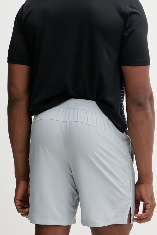 Odzież Under Armour szorty do biegania Launch 7 Unlined 1382622001 szary