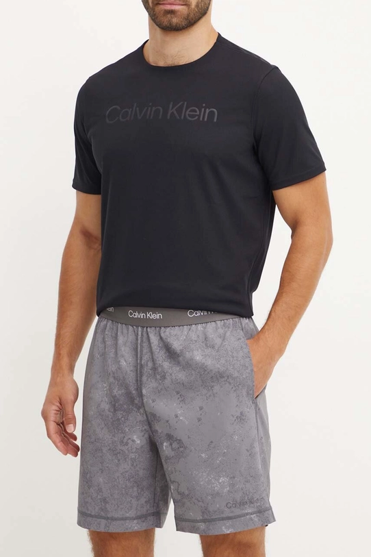 Calvin Klein Performance szorty treningowe tkanina szary 00GMF4S813