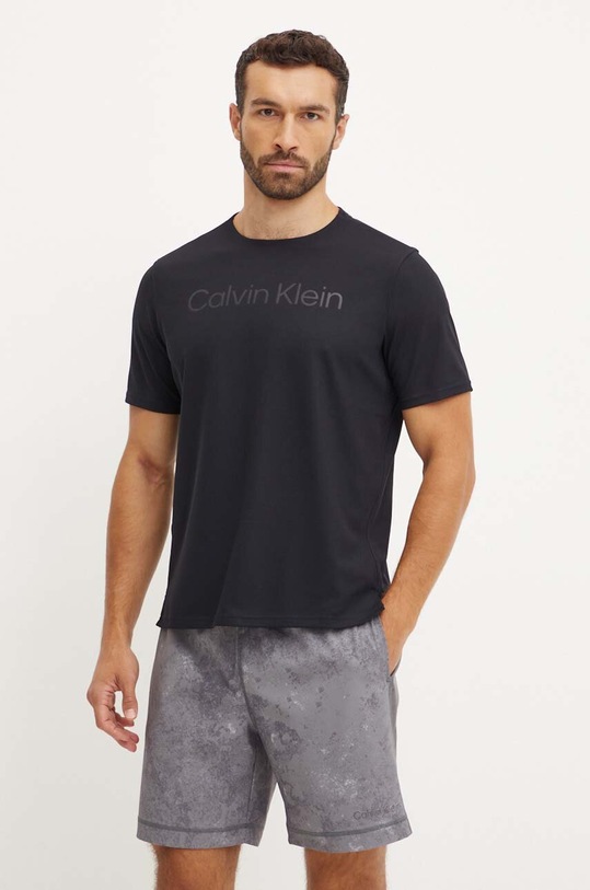 Шорти для тренувань Calvin Klein Performance сірий 00GMF4S813