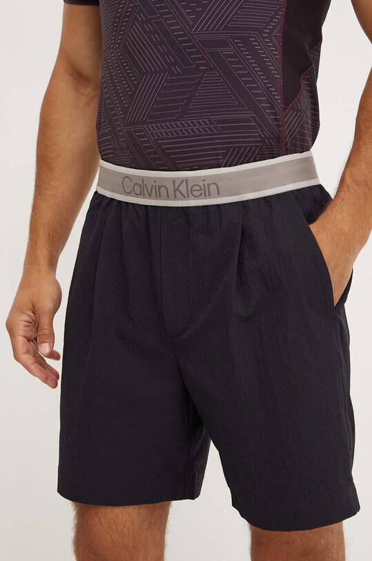 Tréninkové šortky Calvin Klein Performance látka černá 00GMF4S810