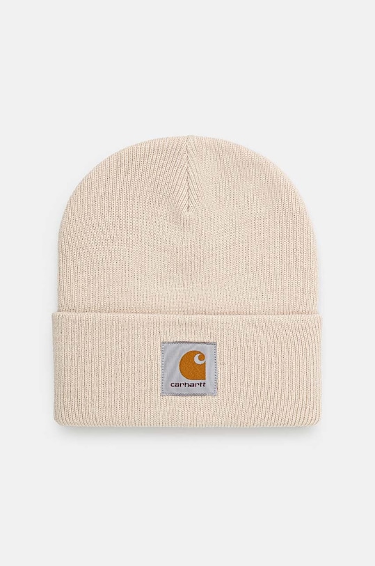 Carhartt WIP beanie Short Watch Hat applique beige I017326.MOOXX