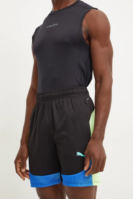 Тренировочные шорты Puma individualFINAL трикотаж чёрный 659584