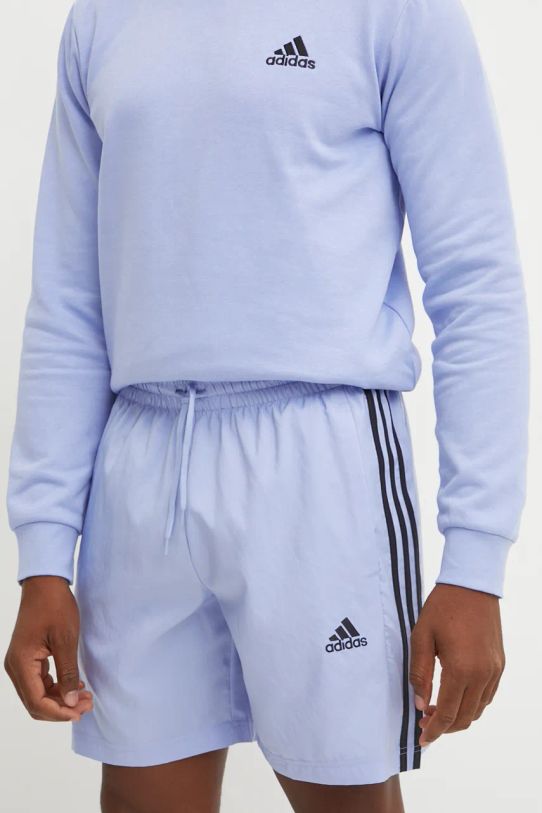 Kratke hlače adidas Essentials Chelsea tkanina plava IW7664