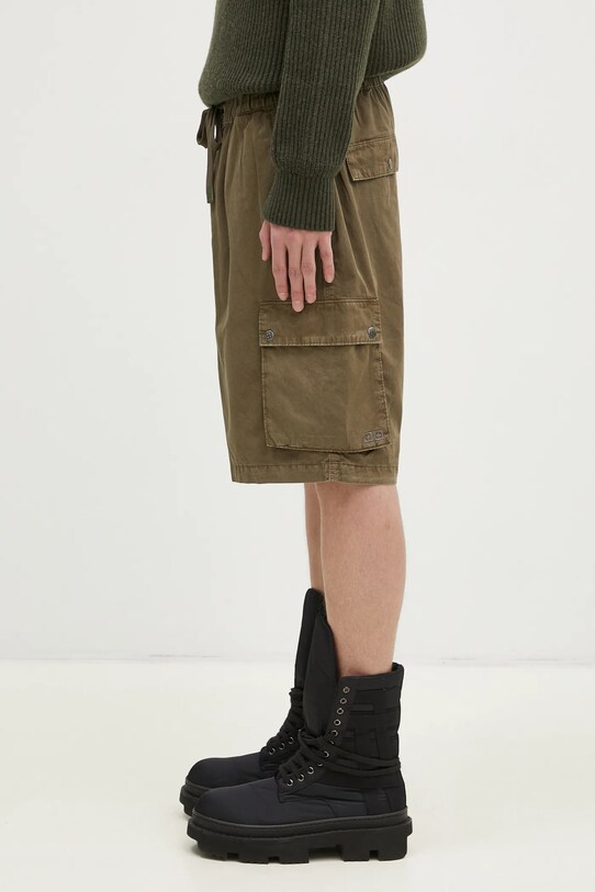 KSUBI szorty bawełniane Krush Cargo Short MPF24WA022 zielony AW24