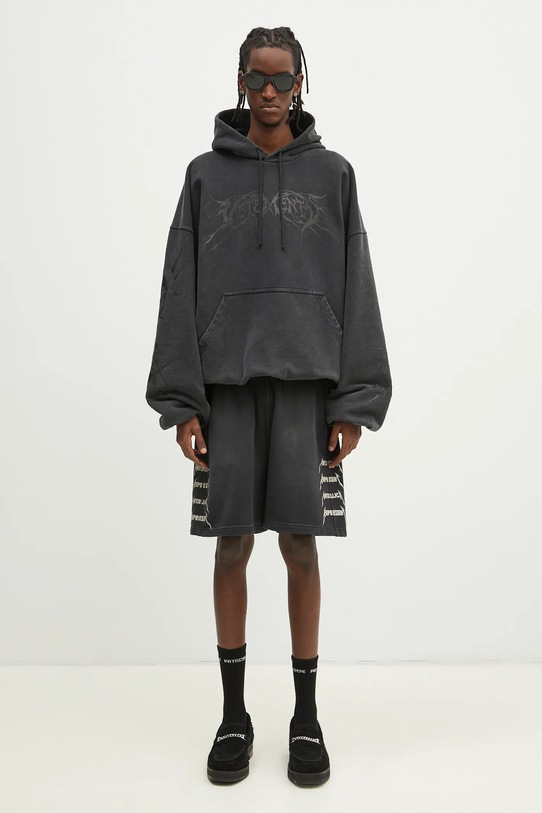 Bavlněné šortky Represent Metallica 40 Year Anniversary Sweat Shorts MLM4378.230 černá