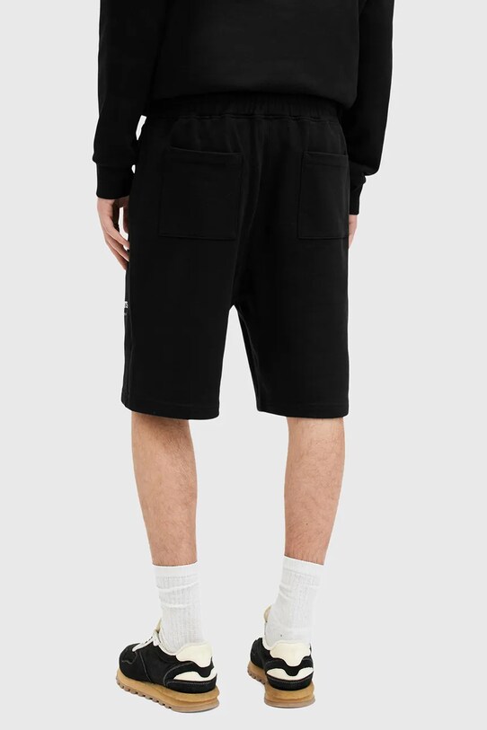 Бавовняні шорти AllSaints UNDRGRND SWEATSHORT M002TC чорний