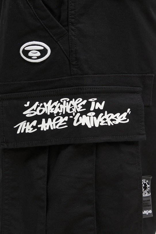 Kraťasy AAPE černá AAPSPMA684XXM