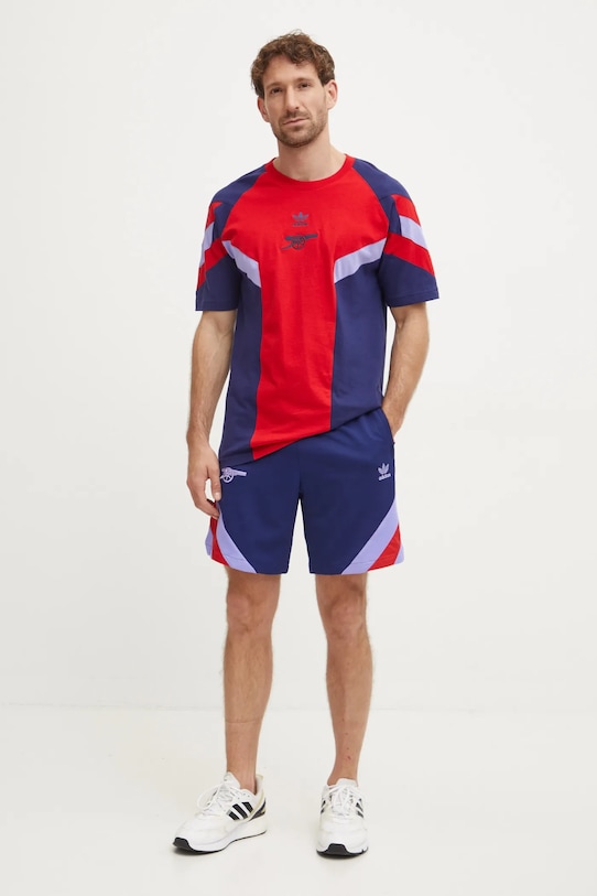 Шорты adidas Originals трикотаж тёмно-синий JJ1682