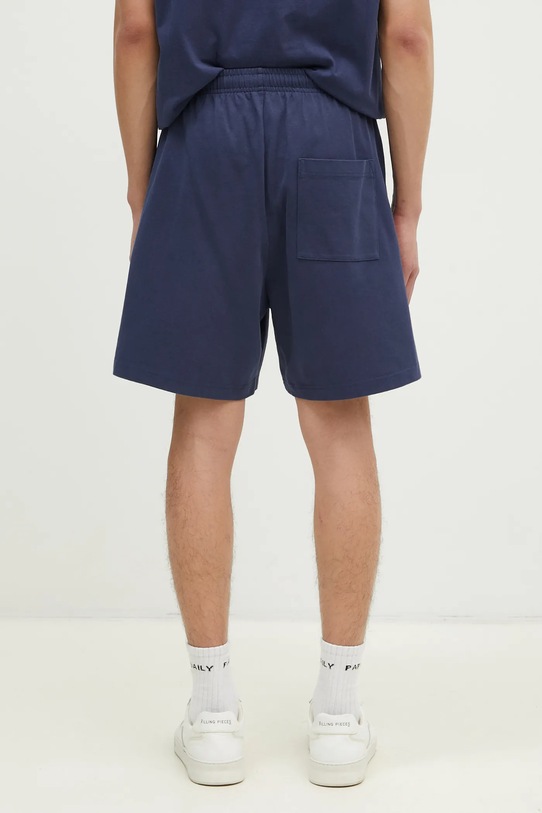 Sporty & Rich szorty bawełniane Home Run Gym SH039505300BL32 granatowy