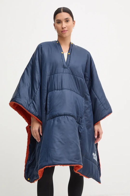 The North Face koc z funkcją poncho Wawona Fuzzy granatowy NF0A52USASI1