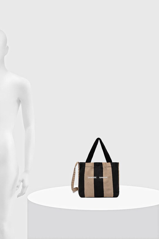 Samsoe Samsoe borsa a mano in cotone SAFRINKA F24200050