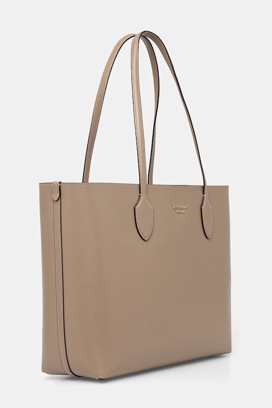 Kožená kabelka Kate Spade KC921 béžová AW24