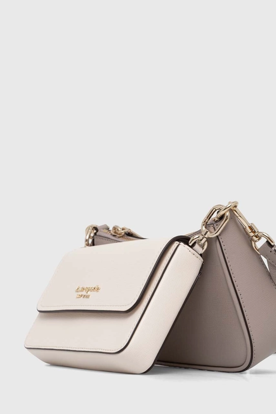 Kožna torba Kate Spade KD051 bež AW24