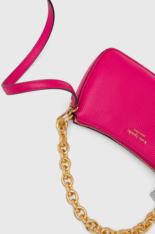Шкіряна сумочка Kate Spade рожевий KD908