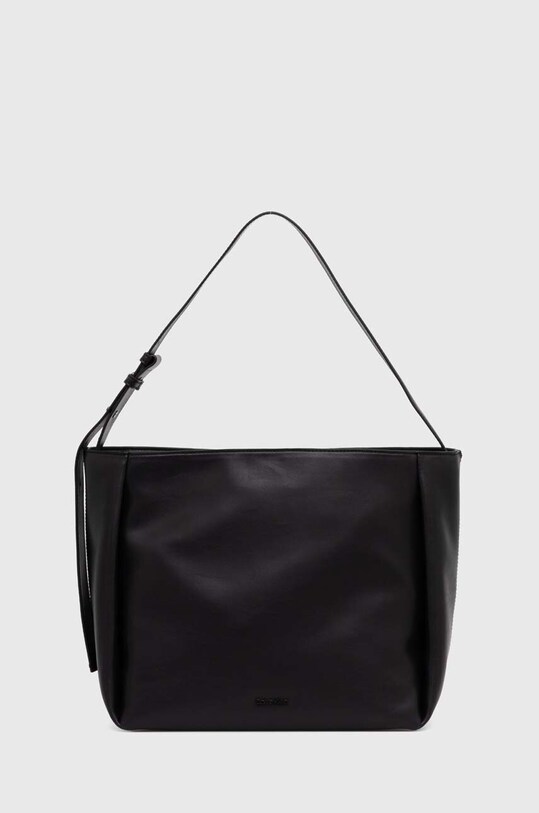 Kabelka Calvin Klein jednofarebný čierna K60K612129