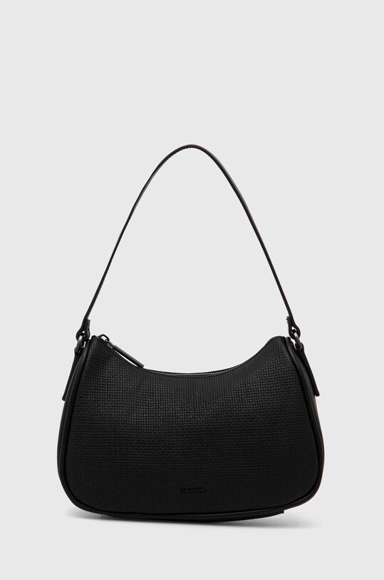 Kabelka Calvin Klein imitácia kože čierna K60K612132