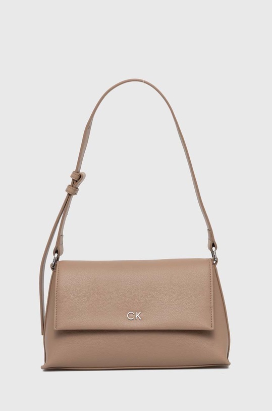 Сумочка Calvin Klein не вміщує А4 бежевий K60K612139
