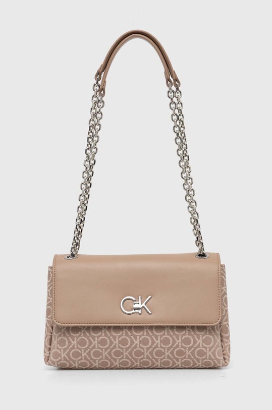 Kabelka Calvin Klein vzorovaný béžová K60K612641