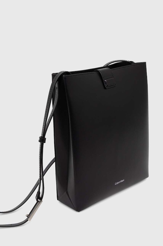 Calvin Klein torebka skórzana K60K612649 czarny AW24