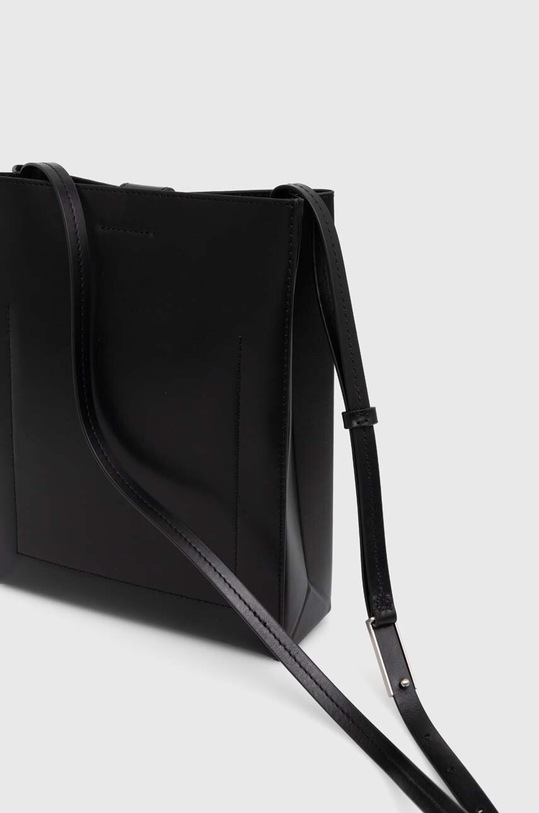 Akcesoria Calvin Klein torebka skórzana K60K612649 czarny