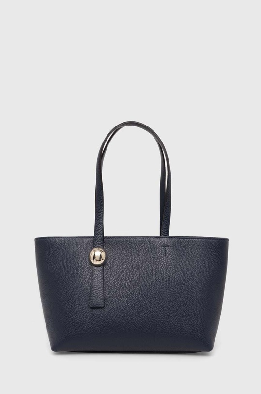Шкіряна сумочка Furla лицьова шкіра темно-синій WB01384.HSF000.2676S