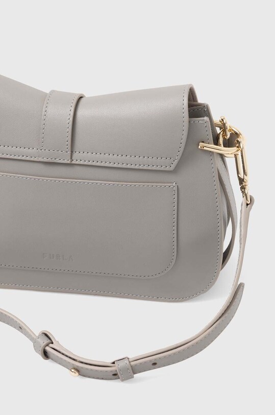 Akcesoria Furla torebka skórzana WB00996.BX2045.3291S szary