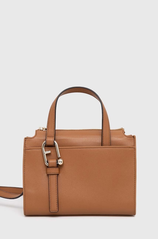 Kožená kabelka Furla přírodní kůže béžová WB01337.BX2045.RY000