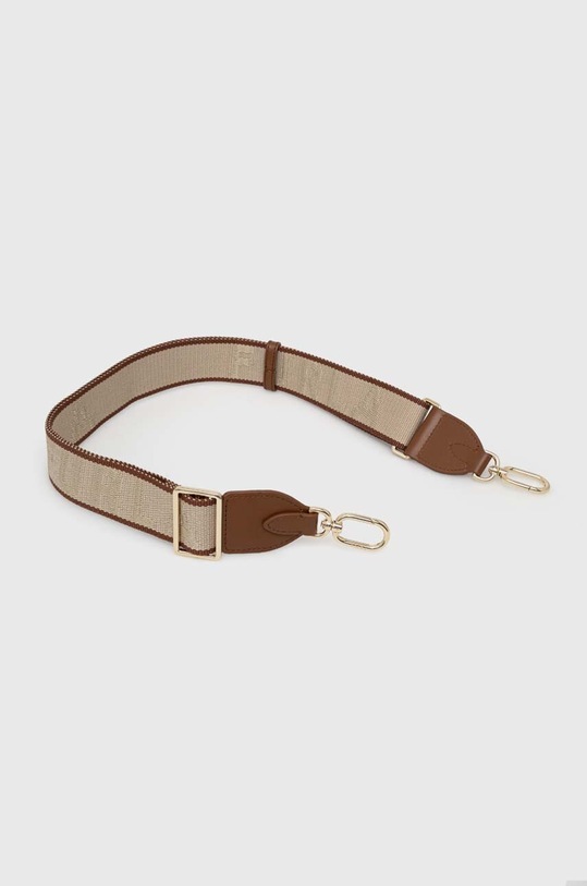 Furla pasek do torebki tekstylny brązowy WK00059.BX3018.1107S