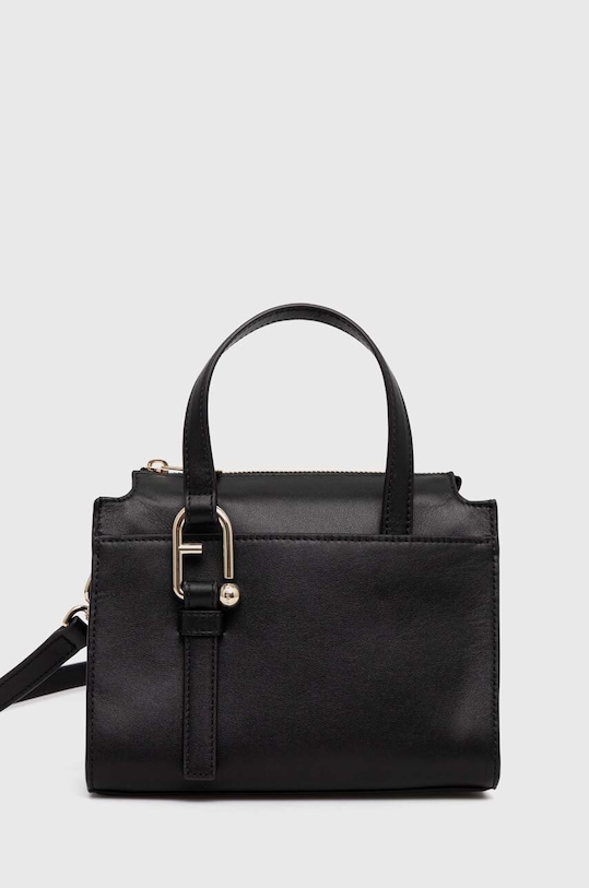Kožená kabelka Furla přírodní kůže černá WB01337.BX2045.O6000