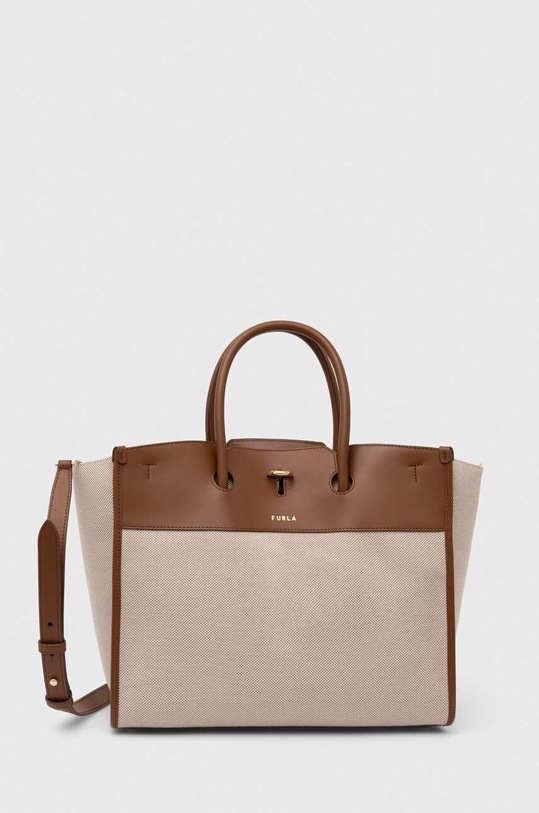 Furla torebka skóra licowa beżowy WB01290.BX2093.1107S