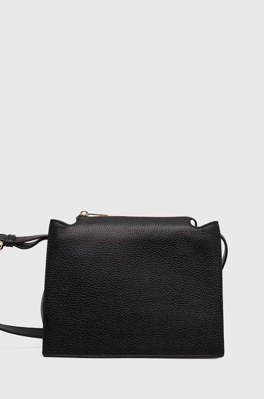 Шкіряна сумочка Furla лицьова шкіра чорний WB01275.HSF000.O6000