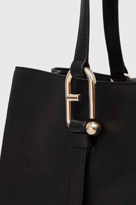 Kožená kabelka Furla čierna WB01371.BX2045.O6000