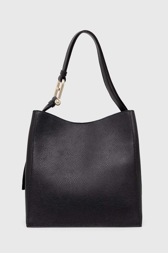 Furla torebka skórzana skóra licowa czarny WB01338.HSF000.O6000