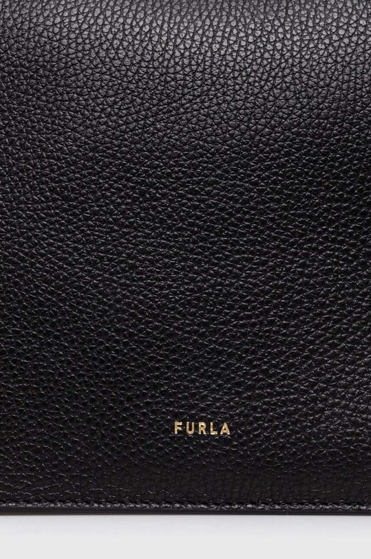 Akcesoria Furla torebka skórzana WB01338.HSF000.O6000 czarny