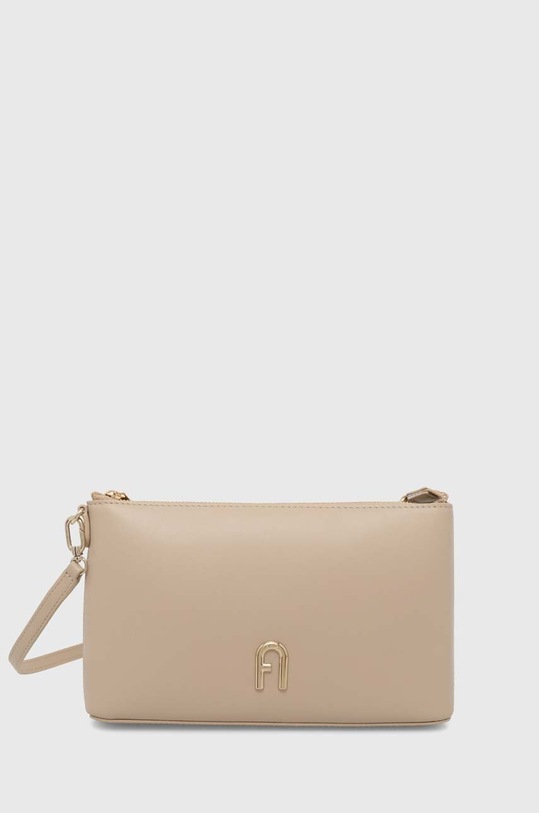 Шкіряна сумочка Furla лицьова шкіра бежевий WE00615.AX0733.0378S