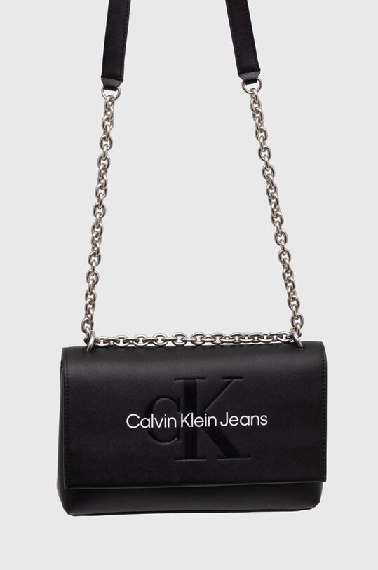 Τσάντα Calvin Klein Jeans μαύρο K60K612221