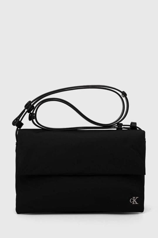 Kabelka Calvin Klein Jeans hladký černá K60K612224