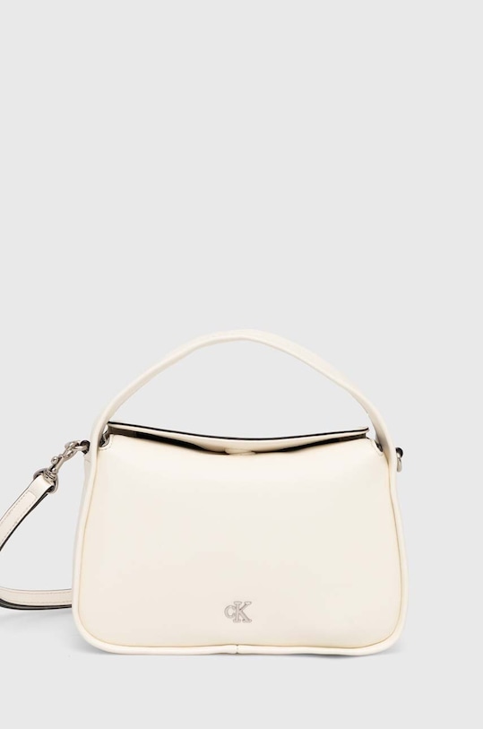 Calvin Klein Jeans torebka nie mieści A4 beżowy K60K612246