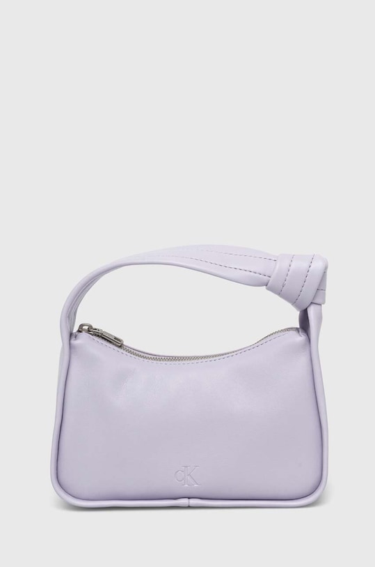 Kabelka Calvin Klein Jeans imitácia kože fialová K60K612372