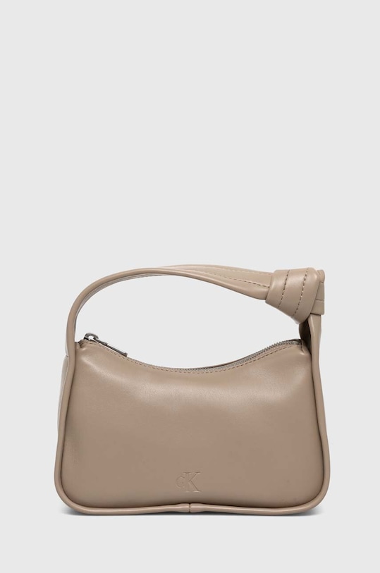 Kabelka Calvin Klein Jeans imitácia kože béžová K60K612372