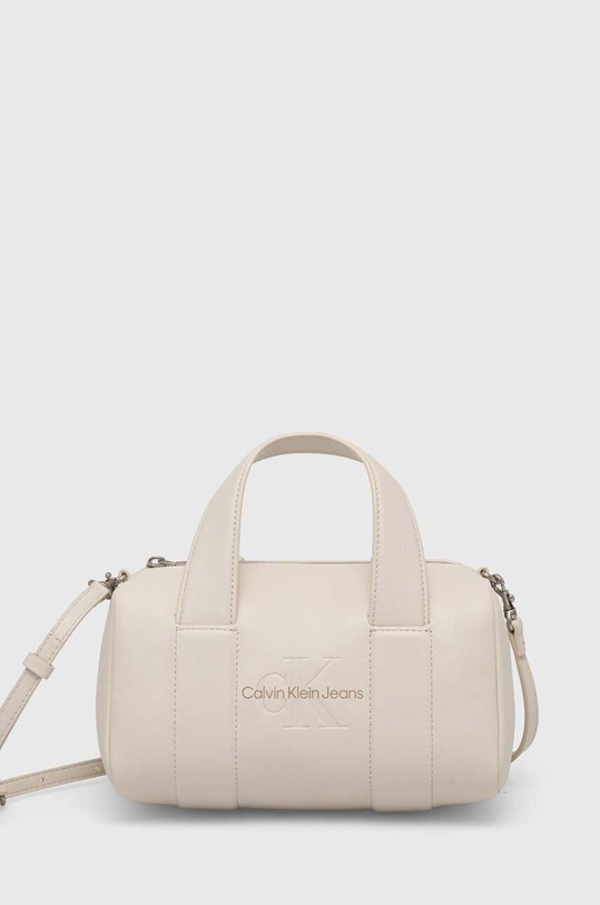 Τσάντα Calvin Klein Jeans συνθετικό μπεζ K60K612378