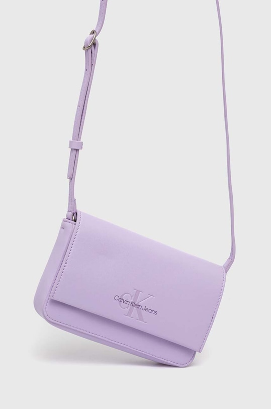 Τσάντα Calvin Klein Jeans μωβ K60K612375