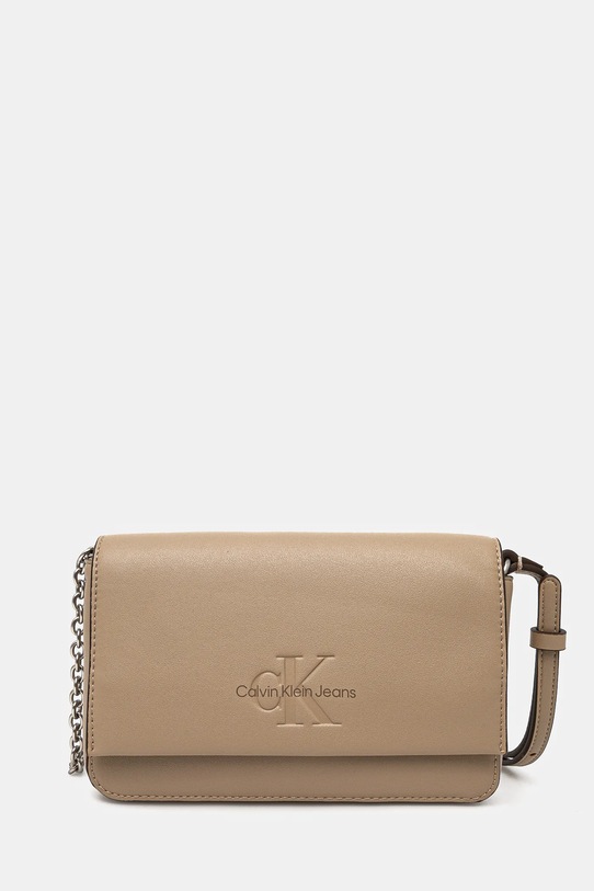 Kabelka Calvin Klein Jeans béžová K60K612375