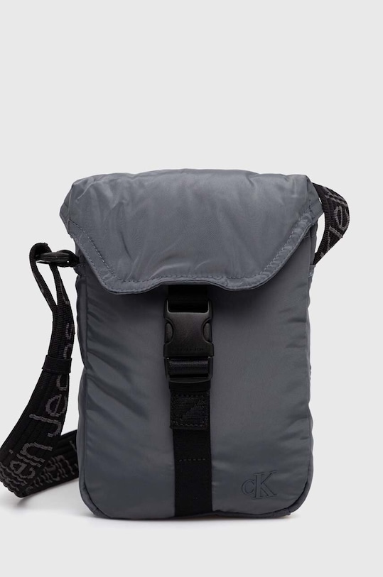 Calvin Klein Jeans saszetka nie mieści A4 szary K50K512158
